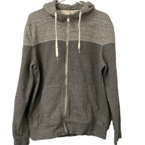 H & M‎ Sweatshirt Label of Graded Goods LOGG Gray zipper Sweatshirt Size Large